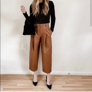 Leather pants from Popella